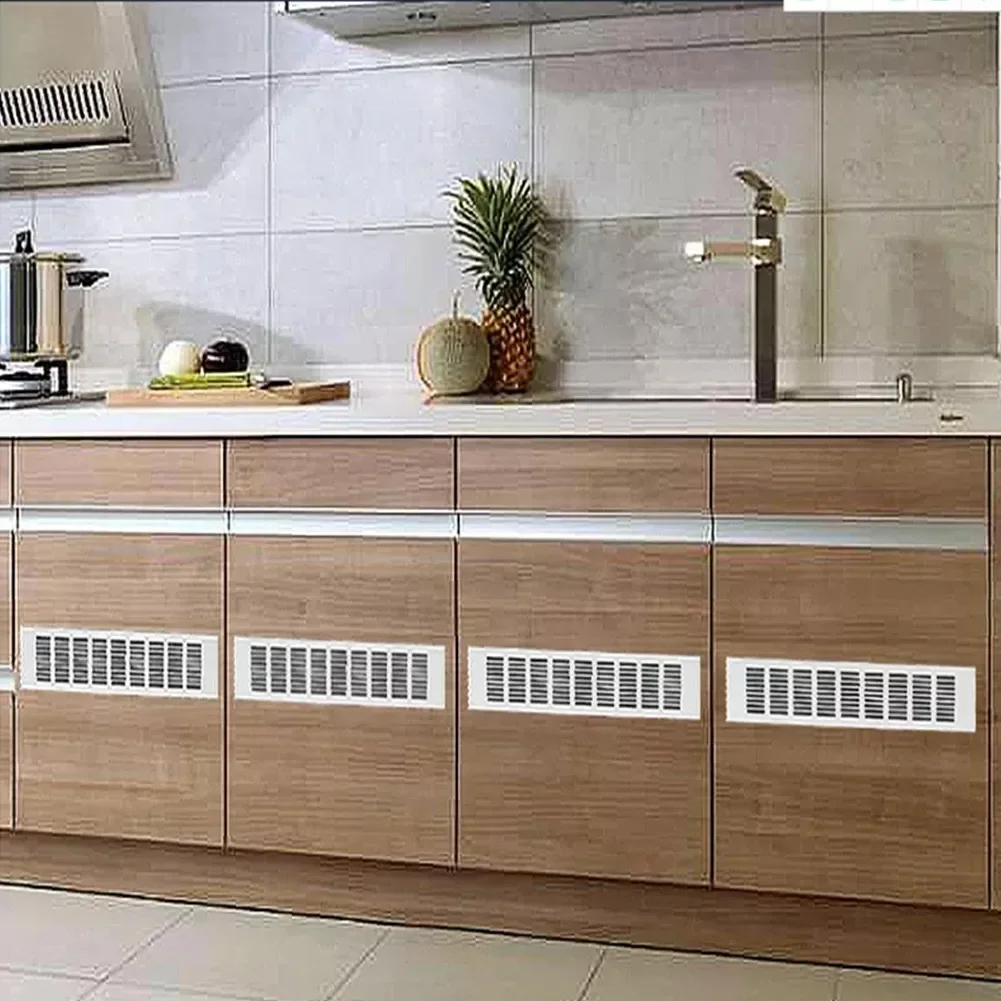 

1pcs 150mm Aluminium Rectangular Cabinet Wardrobe Air Vent Grille Ventilation Cover For Wardrobes Cupboar Hardware Accessories