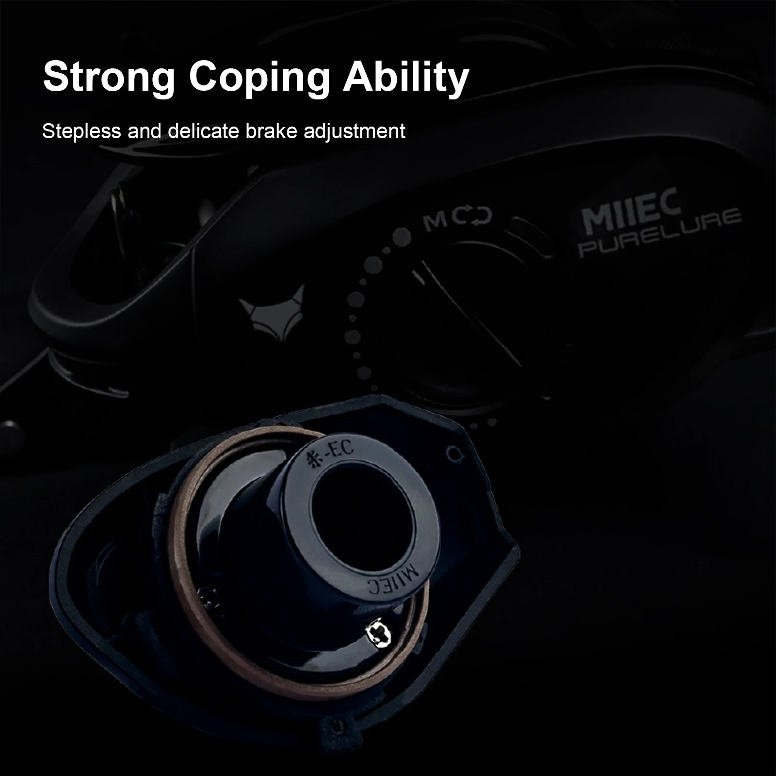 PURELURE 新 MllEC シルバーフェザー 9.58 グラムスプール超軽量 BFS  フィネスベイトキャスティングリールベイトキャスト釣りコイルシャッドトラウト用 - AliExpress PURELURE MIIEC BFS ベイトキャスターリール - シングルモード DC フィッシングリール ナイロンフレーム 電子ブ