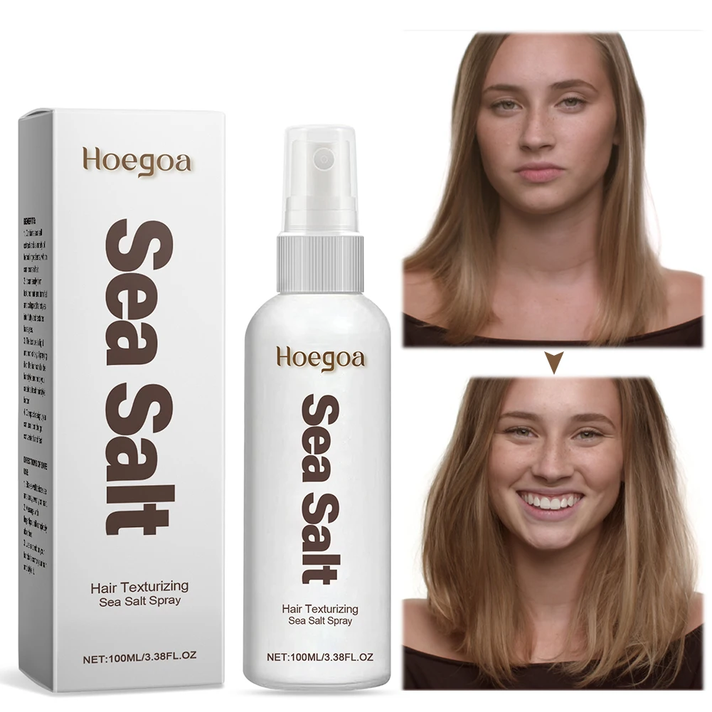 100ML Sea Salt Spray Texturizing Salt Spray Enhances Natural Texture Hair Styling Agent Thickening for Hair Style