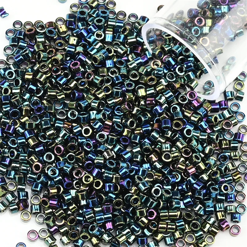 Elegant Metallic Seed Beads in Golden & Silver Tones - 1200pcs