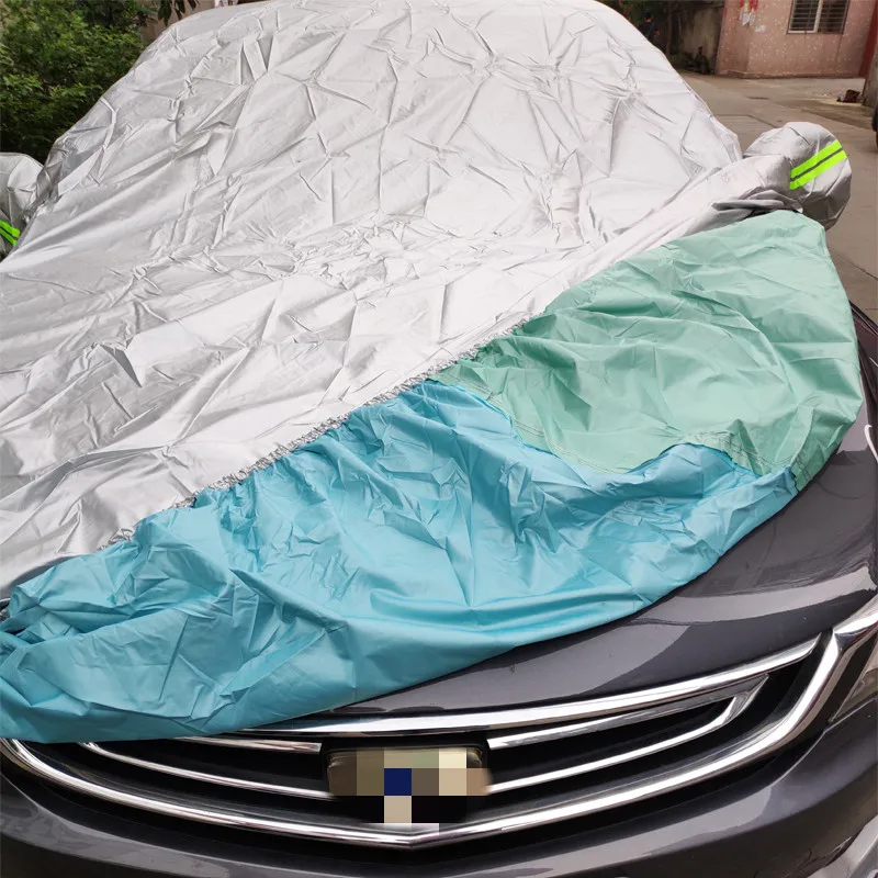 Waterproof Car Cover Silver SUV Sedan Outdoor Sun Protection