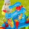 Kids Sand and Water Table Toy 3-layer Outdoor Beach Toy Water and Sand Game Table Suitable for Kid Aged 3-5 Years Old for Play 2