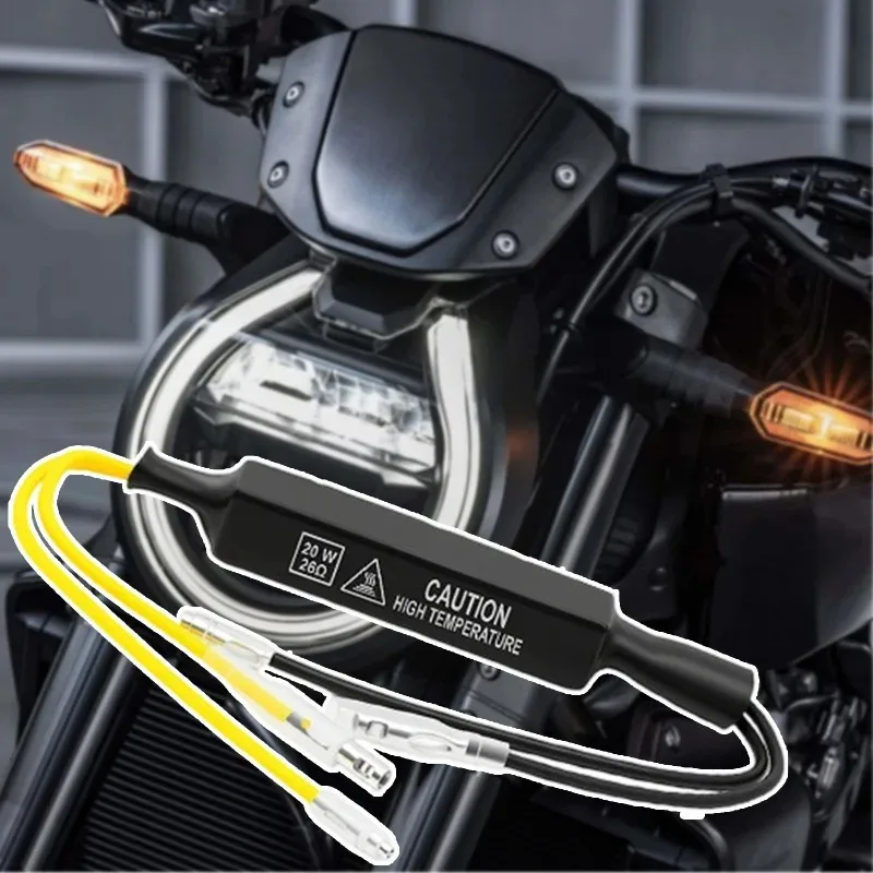 20W Motorcycle Decoder Turn Signal Lights for Canbus 12v Indicator Load Resistor Decoder Load Decoding Resistor Repair Parts
