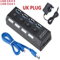 4 Port HUB-UK Plug