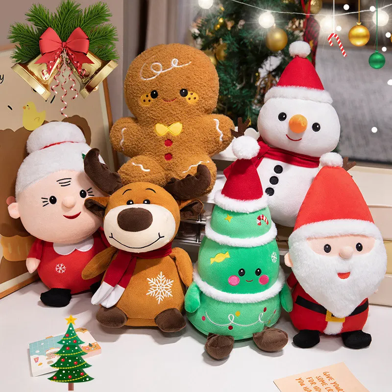 Weihnachts-Elch Plüschtier - Süße Deko Fürs Fest, Kuschelweich & Ideal Als Geschenk Für Kinder Oder Weihnachtsdeko