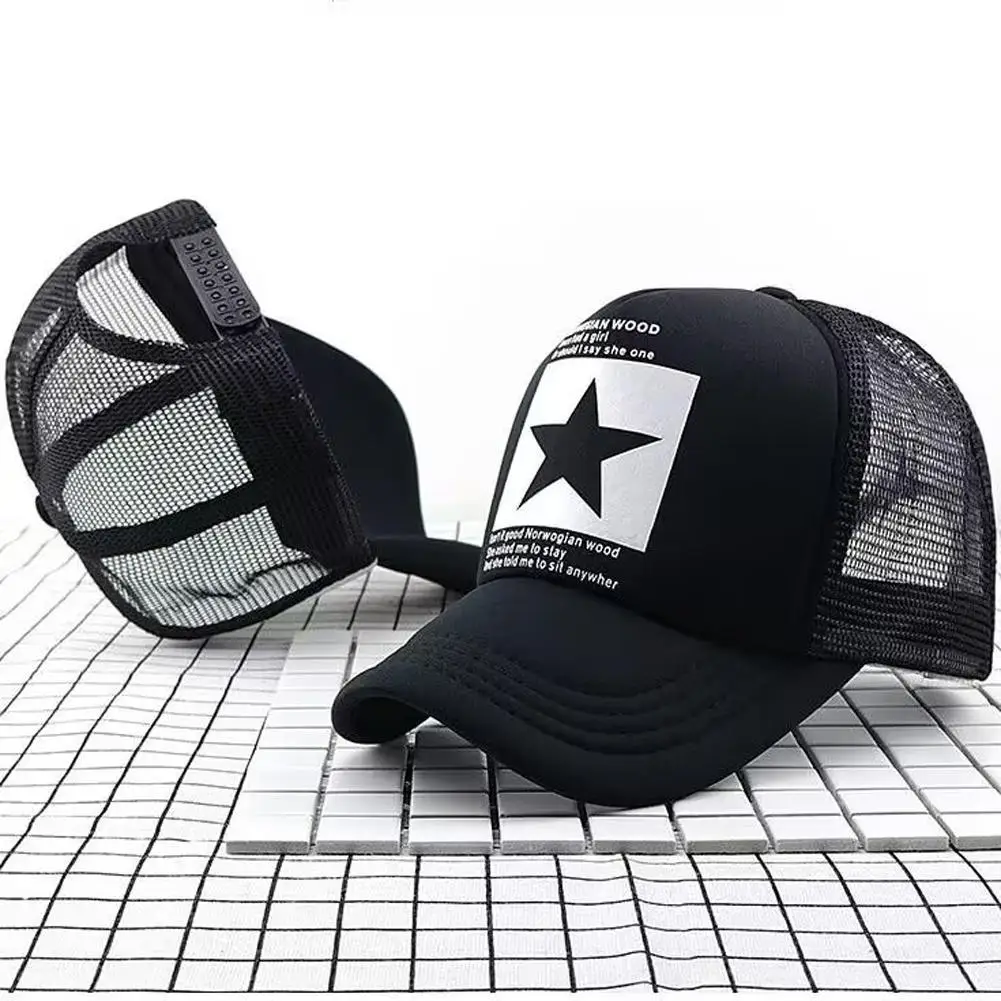 Trendy Unisex Cotton Mesh Snapback Hat