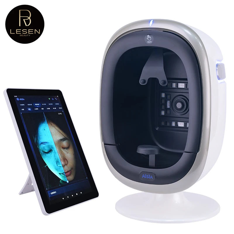 Professional skin detection equipment accurately identify skin texture fine lines spots of inflammation and other subtle changes