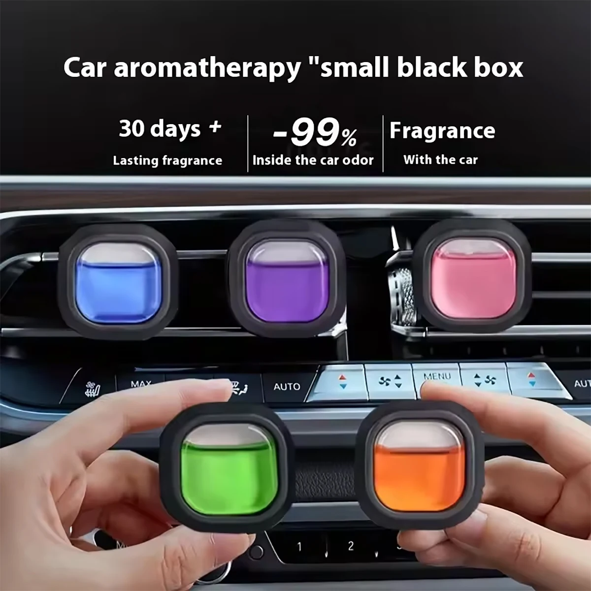 Automotive Air Vent Fragrance Deodorizer and Aromatherapy Freshener