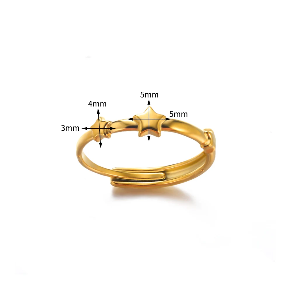 S443a9019193444e2a027dcb4ff6b853dL Stainless Steel Rings for Women Men Gold Color Heart Engagement Wedding Wide Ring Trendy Vintage Geometric Punk Jewelry Gift New Mallzona