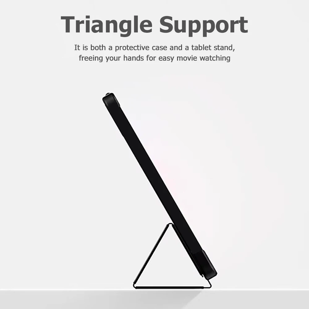 Premium Tri-fold Tablet Case with Folding Stand and Protective Cover