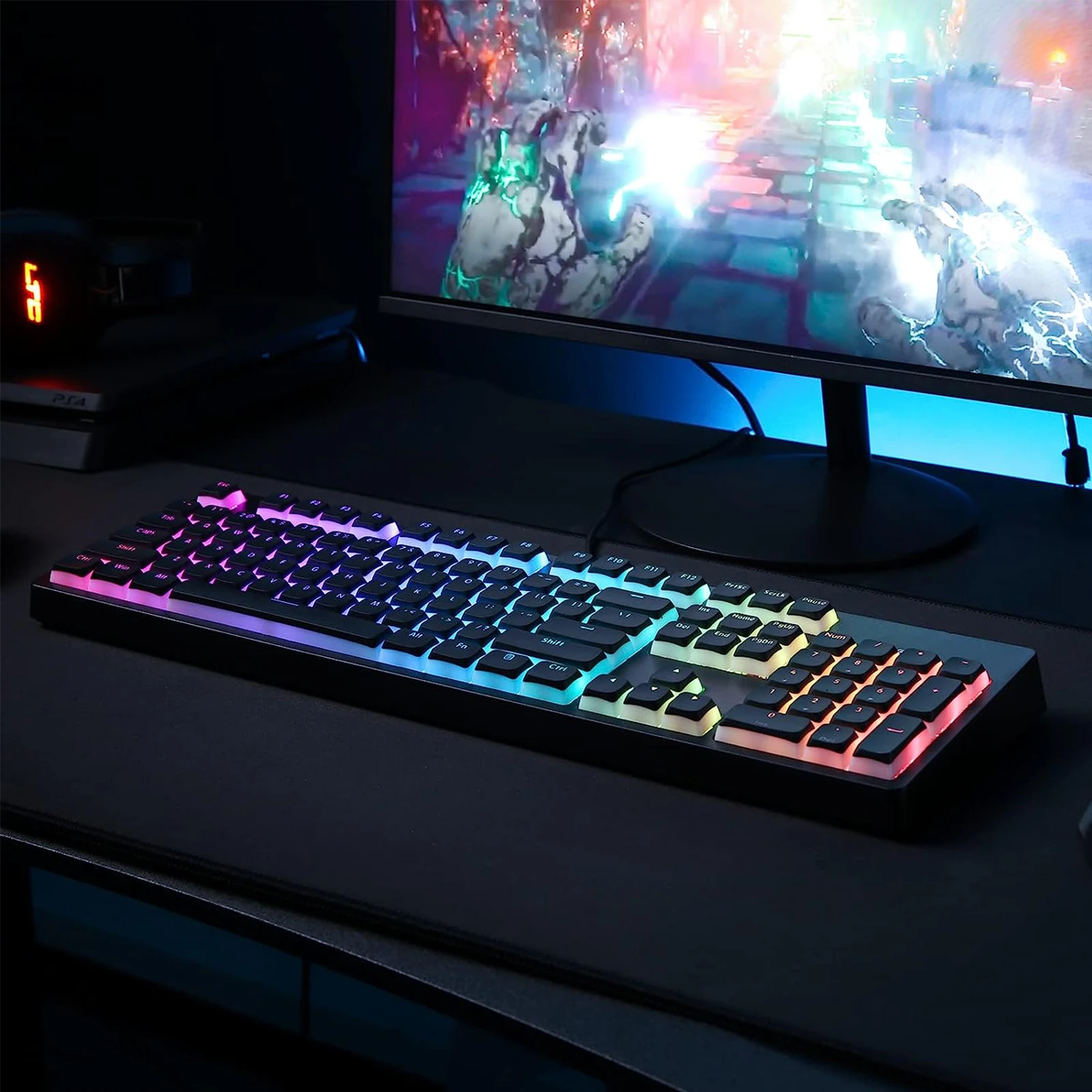 Xda Perfil Pudim Keycaps Grupo Pbt Duplo Tiro Translúcido para Iso e Layout Ansi Teclado Mecânico 60 65 68 75 87 98 104 - Imagem 4