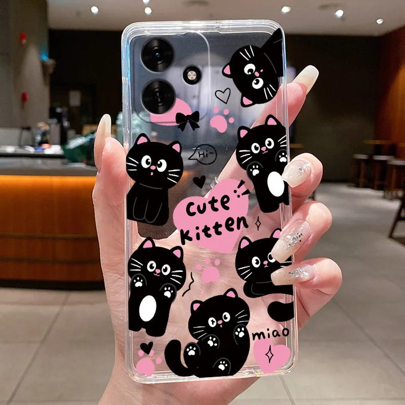 Clear Luxury Fashion Butterfly Flowers Soft TPU Silicone Phone Case