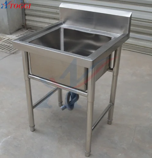 60*60*80cm Stainless Steel Single Bowl Kitchen Sink