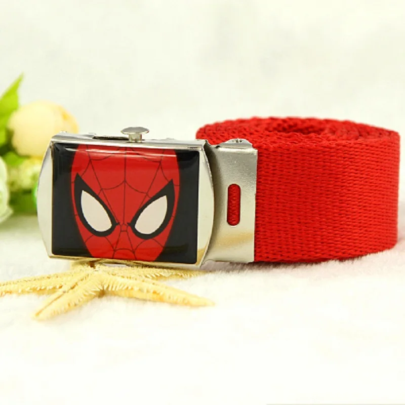 Anime children's belt canvas belt polyester cotton boys' military buckle