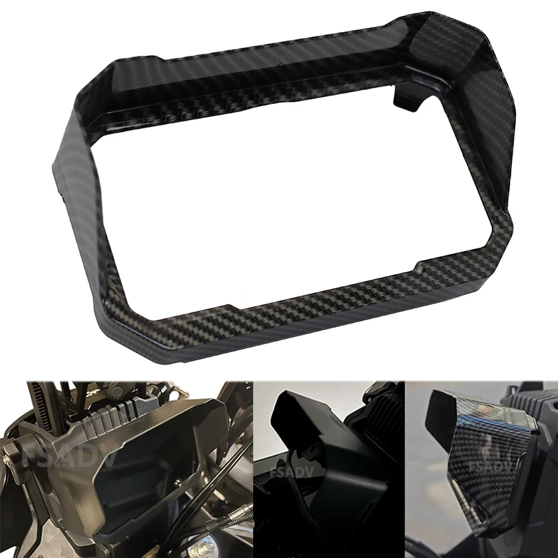 Carbon Motorcycle Sun Visor & Dashboard Screen Protector
