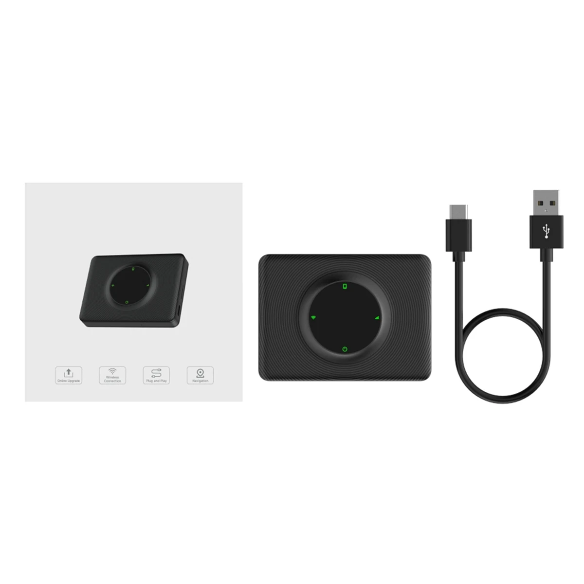 

Carplay Ai Box for Tesla Model 3 Model Y CarPlay Wireless Adapter WiFi BT Auto-Connect OTA Upgrade US Edition