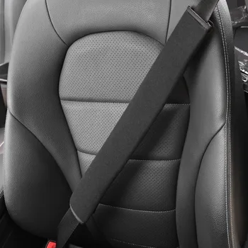 Extra-long seat belt cover, high quality and soft, no neck friction, protects your clothes and provides ultimate comfort