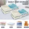 Practical PVC Quilt Storage Bag Transparent Reusable Bed Sheet Organiser Pouch Dustproof Tote Bag for Pillow Blanket 3