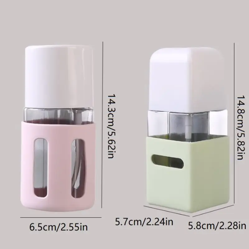 Leakproof Refillable Travel Toiletry Containers - Set of 4