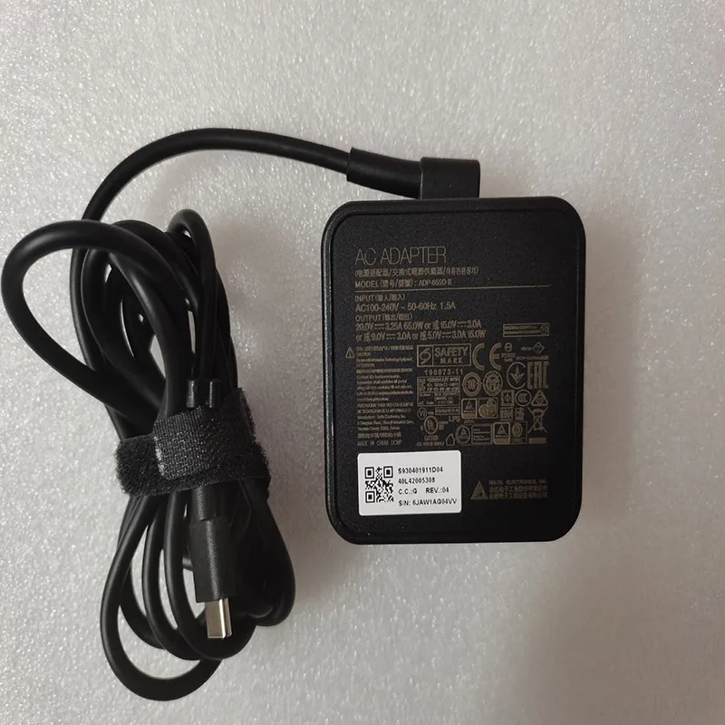 

Флип-адаптер USB Type-C, 20 в, 3,25 А, 65 Вт