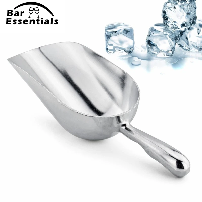 

5oz/12oz/24oz Aluminum Bar Ice Scoop Dry Bin Dry Goods Candy Spice Shovel