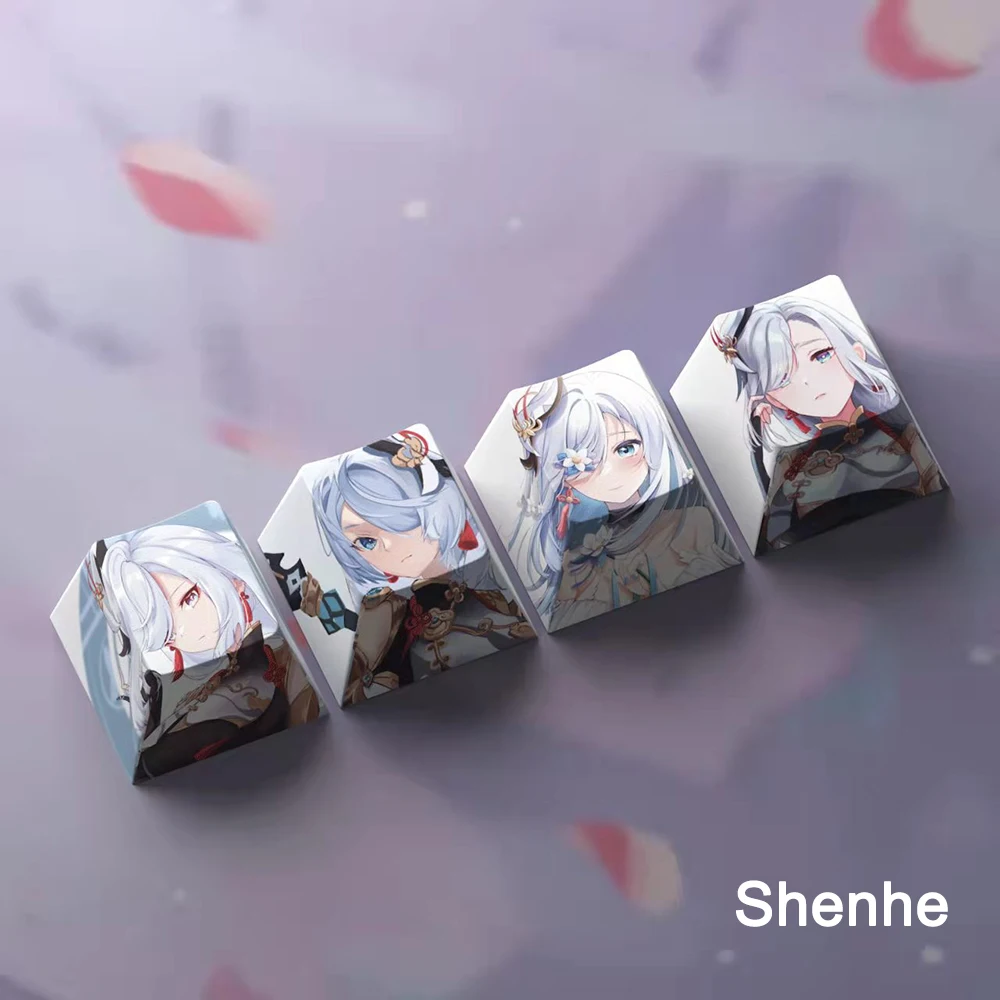 Keycaps Cereja Perfil Anime PBT Keycap Para