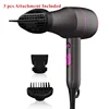 Negative Ionic Electric Professional Hair Dryer Strong Wind Hot/Cold Air Brush Diffuser Salon Styling Tools Portable Air Blower 7