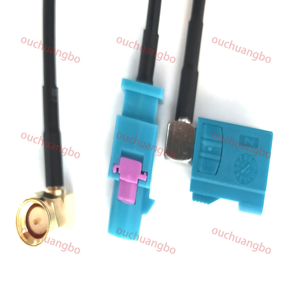 ouchuangbo GPS Antenna cable Y Type Splitter for Android Device screen Extension Cable