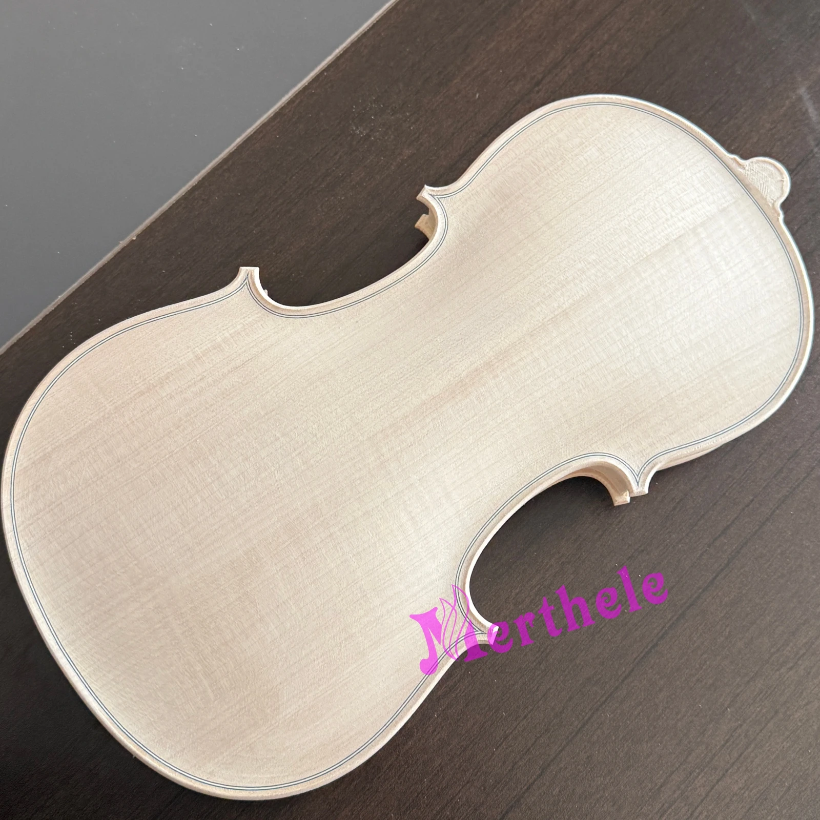 바이올린 바디 4/4 메이플 스프루스 수제 어쿠스틱 바이올린 부품 DIY 화이트 미완성