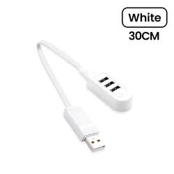 High - Speed Multiport USB 2.0 Hub (White 0.3m)