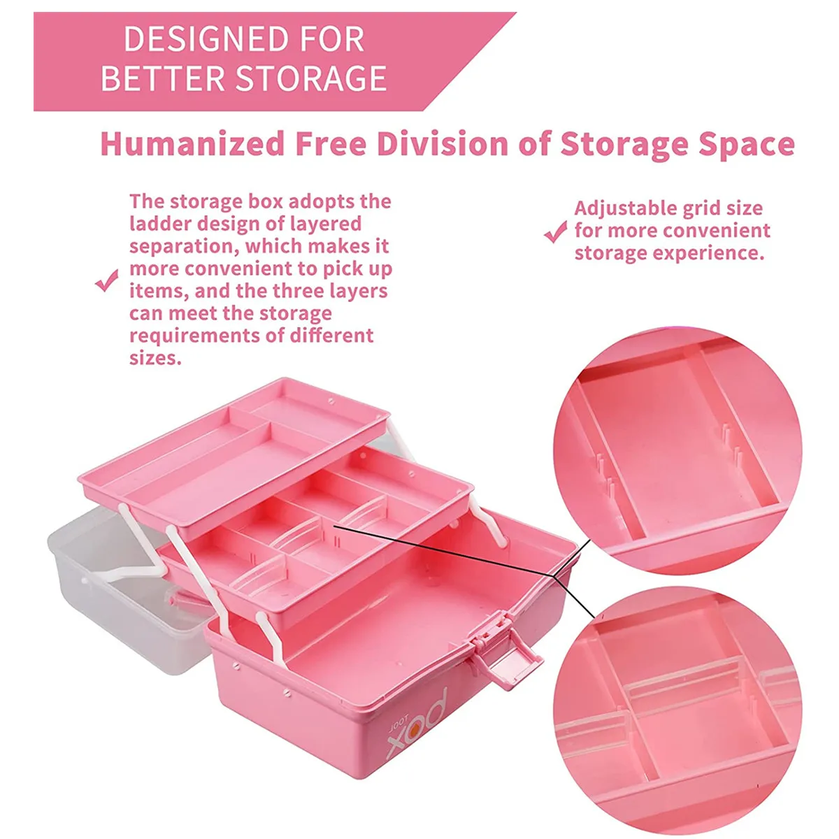 Organizer Box Multifunctional Storage Separate Grid Organizer Box Keep Neat