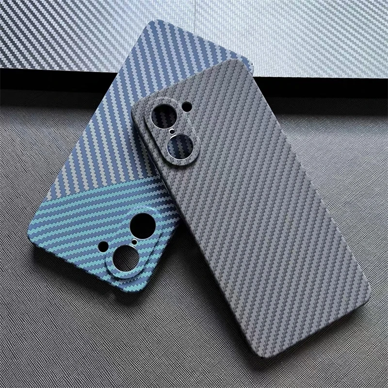Slim Matte Hard Carbon Fiber Texture Pattern Case with Bumper Protection