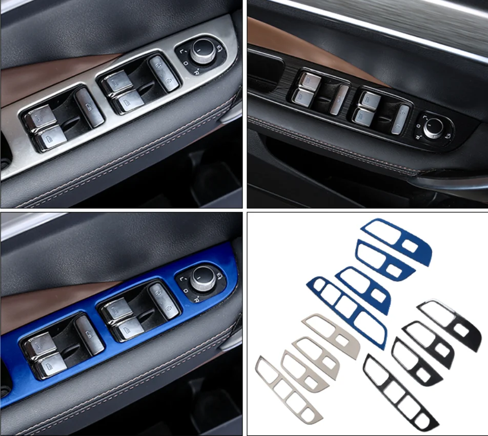 

Аксессуары для Geely Coolray sx11 2018-2020 2021, дверной подлокотник, переключатель окна, Защитная панель управления, крышка, отделка