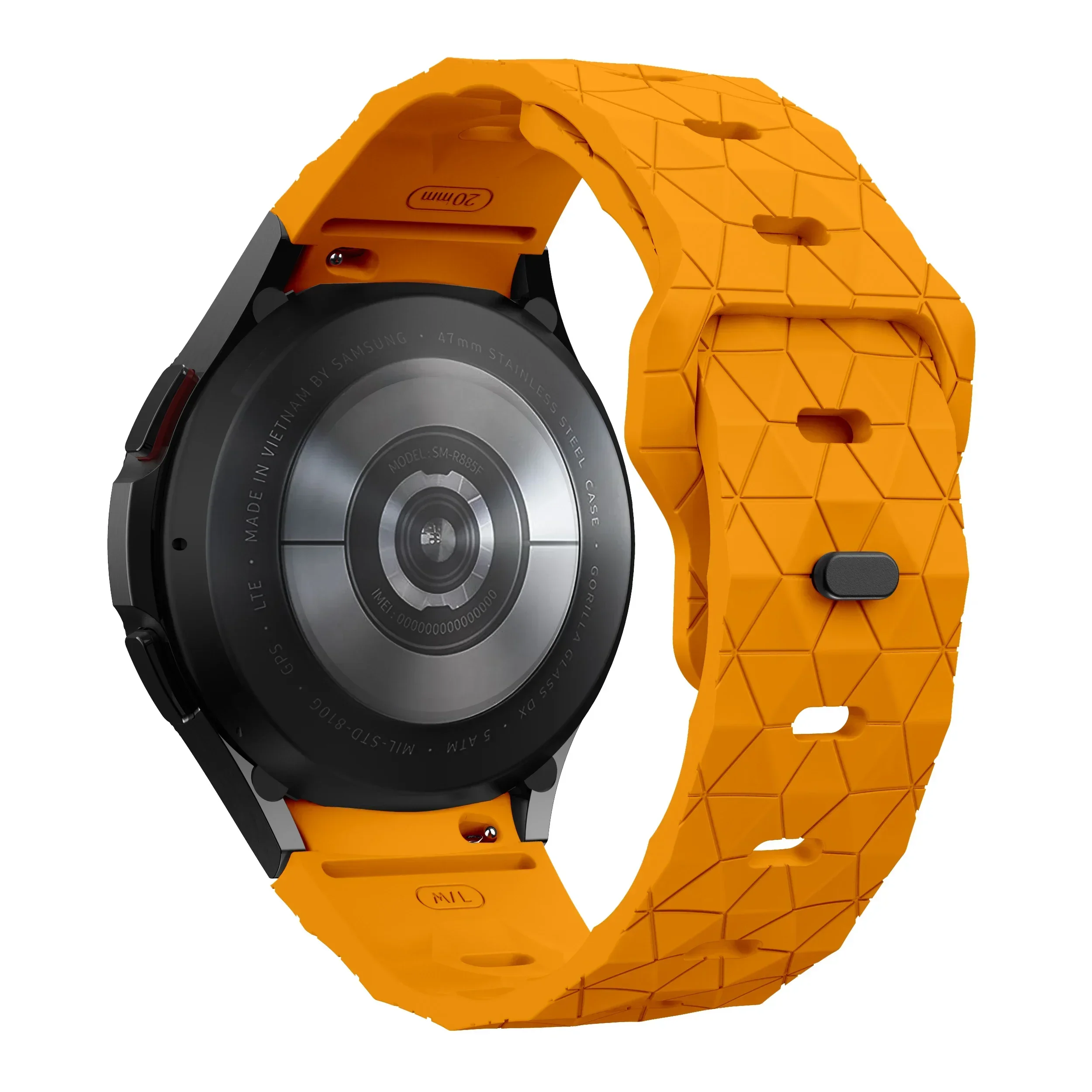 Premium Sports Silicone Smartwatch Band - Universal Fit, Multiple Sizes