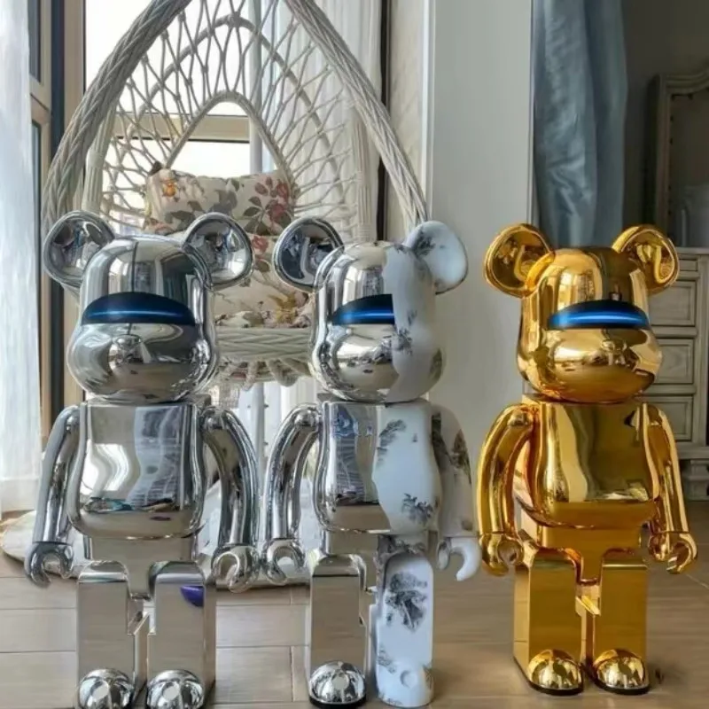 

Hajime Sorayama Bearbrick 400 Figure Toy Model Action Figure Anime Figure Doll Bear Brick 28CM Decorate Kawaii Christmas Gift