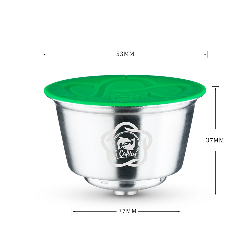 Description Picture 3 of itemRefillable Milk & Coffee Capsule for Nescafe Dolce Gusto Stainless Steel Reusable Coffee Pod Filters for Picolo xs  Machine