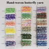250g/ Roll Tier Dye Butterfly Yarn Full Range of Hand-mixed Color Blended Wool Thread DIY Hand-woven Scarf/bag/Sweater Materials 1