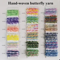 250g/ Roll Tier Dye Butterfly Yarn Full Range of Hand-mixed Color Blended Wool Thread DIY Hand-woven Scarf/bag/Sweater Materials 1