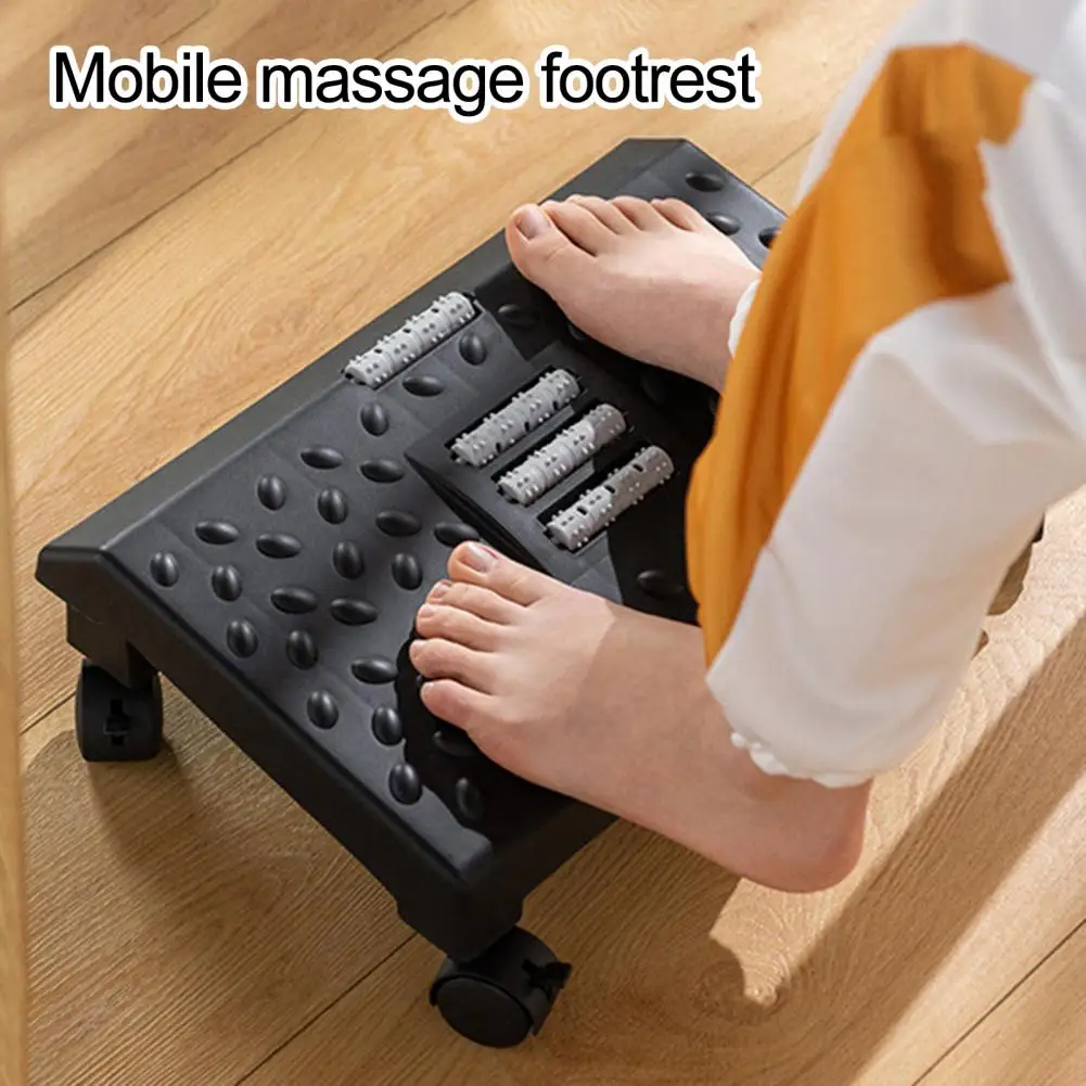 Portability Foot Rest Under Desk Footrest Ergonomic Foot Stool with Massage  Rollers Foot Rest for Home Office Work Fast Ship - AliExpress