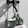 No Drilling Removable Shelf Aluminum Bath Basket Perforation-free Shampoo Rack for Bathroom Shelves For Shower Organizer Storage 1