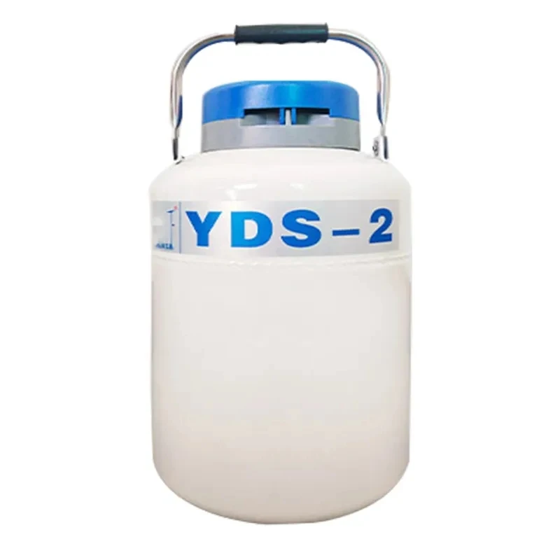 2L Storage Type Liquid Nitrogen Container Cryogenic Tank Dewar Liquid Nitrogen Container Liquid Nitrogen Tank YDS-2