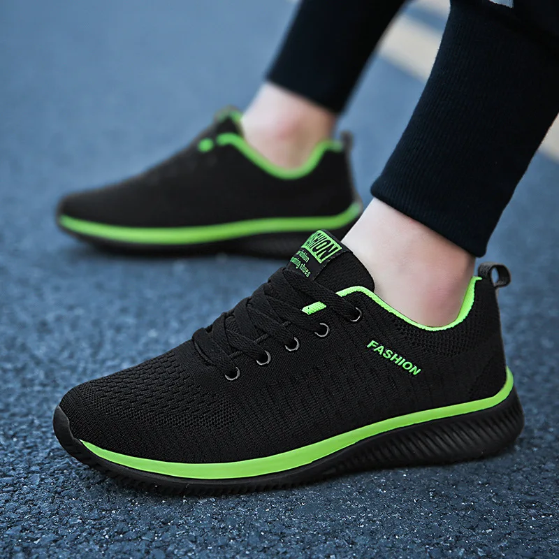 New Summer Men Shoes Mesh Breathable Men's Casual Shoes Comfortable Fashion Lightweight Moccasins Men Sneakers Size 35-48