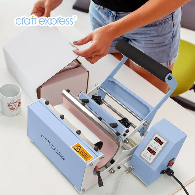 Craft Express Pro Easy Auto Mug Press Wholesale Transfer A Sublimazione Cricut Mug Heat Press Printing Machine