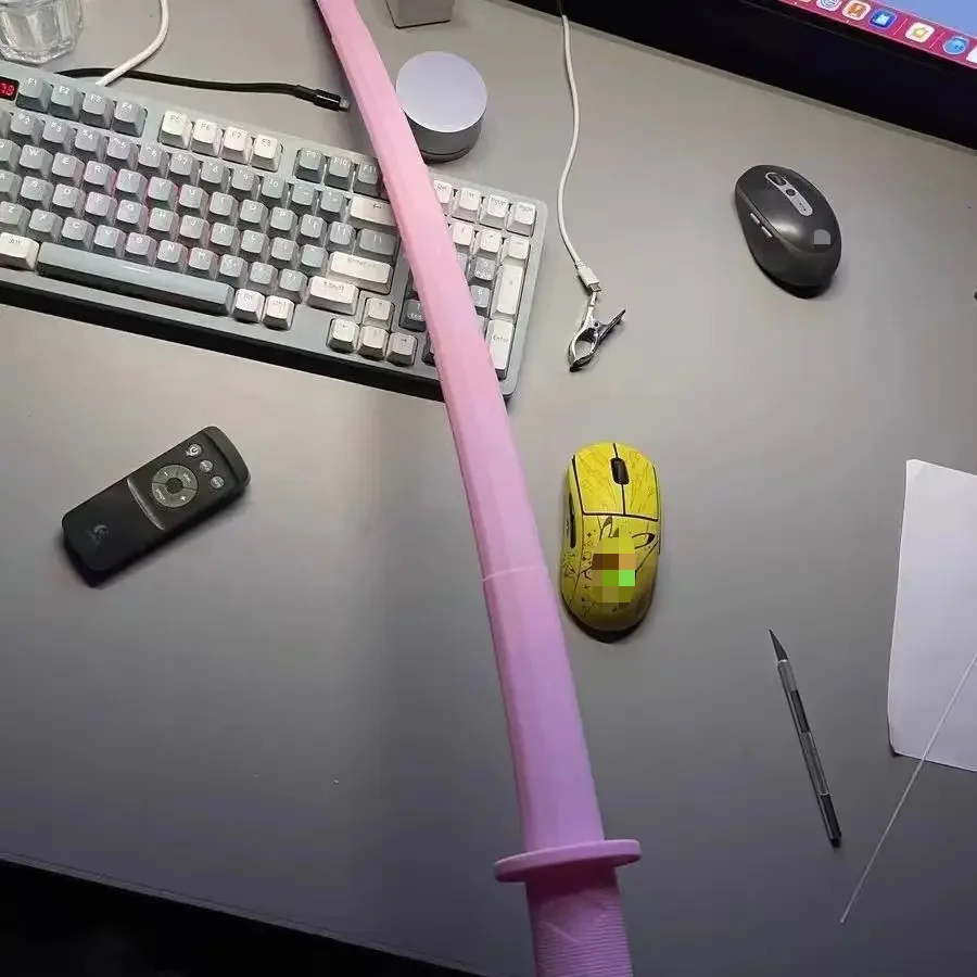 Description Picture 6 of item3D Printed Gravity Katana Telescopic Samurai Sword Retractable Stress Relief Toy Role Playing Props Decorative Crafts