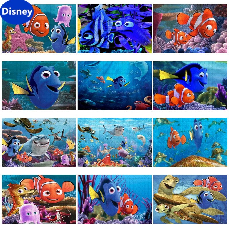 

Disney Finding Nemo Clownfish 1000-Piece Jigsaw Puzzle Children's Educational Jigsaw Puzzle Game Holiday Gift