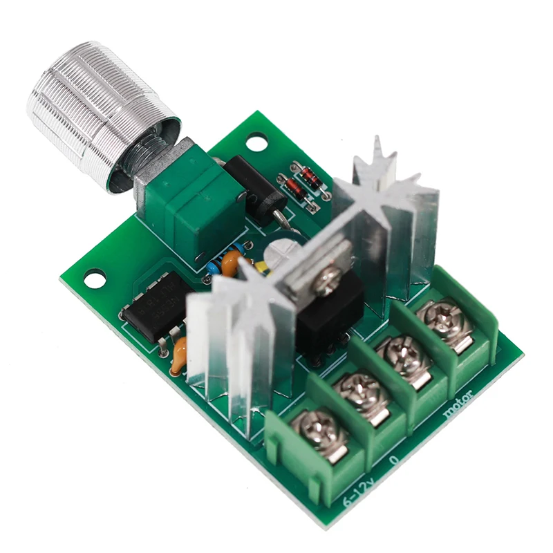 

Dc Motor Fan Speed Controller 6V-12V 6A High Power Pwm Speed Control Switch
