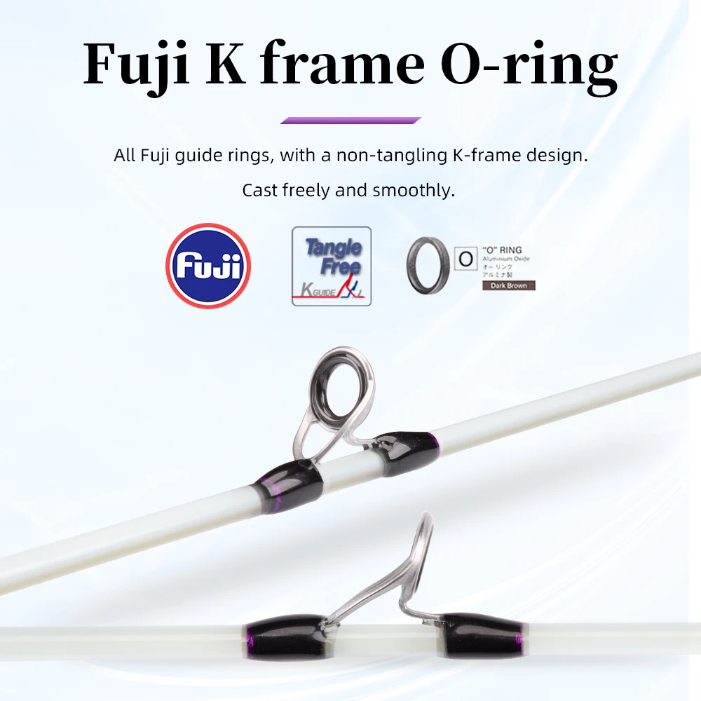 フィッシングロッド用グリップ 金属製 木製ハンドル Seaguide-カーボンファイバーファイバーグリップスピニング