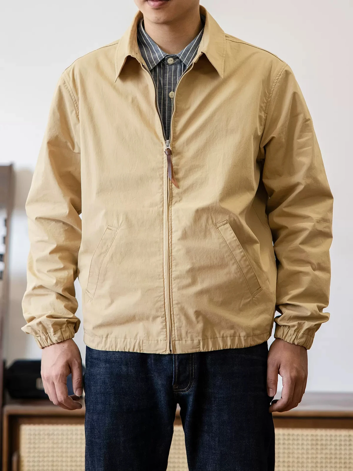 Red Tornado Men's Every Day Jacket Work Casual Unlined Turn-Down Collar Outerwear 3