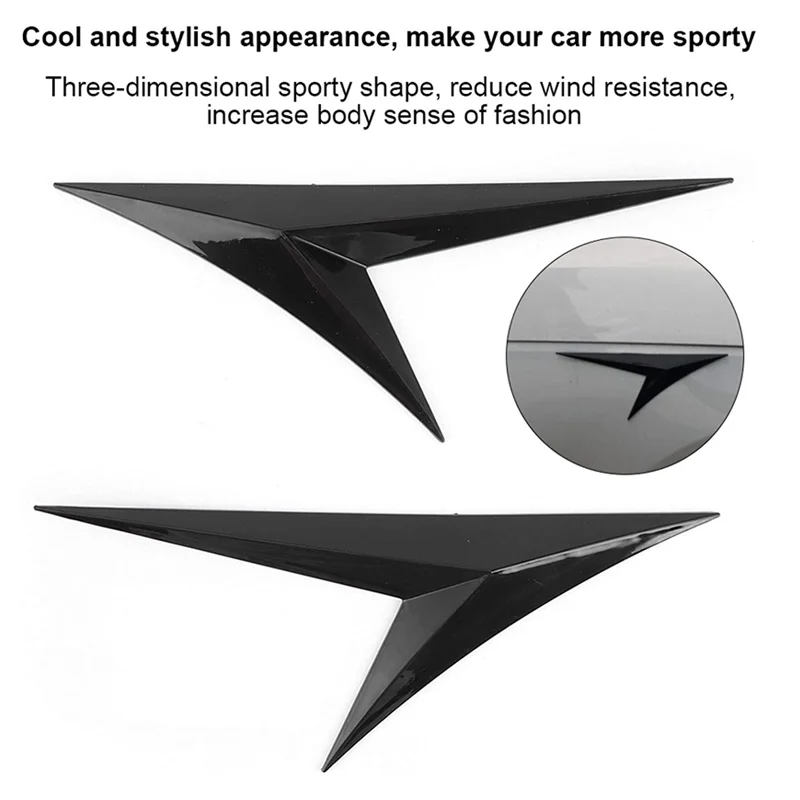 For VW Accessories Goft 4 5 6 7 Gti Car Side Body Fender Door Decor Cover Blade Flank Wing Emblem Badge Auto Tuning Styling car fender emblem badge