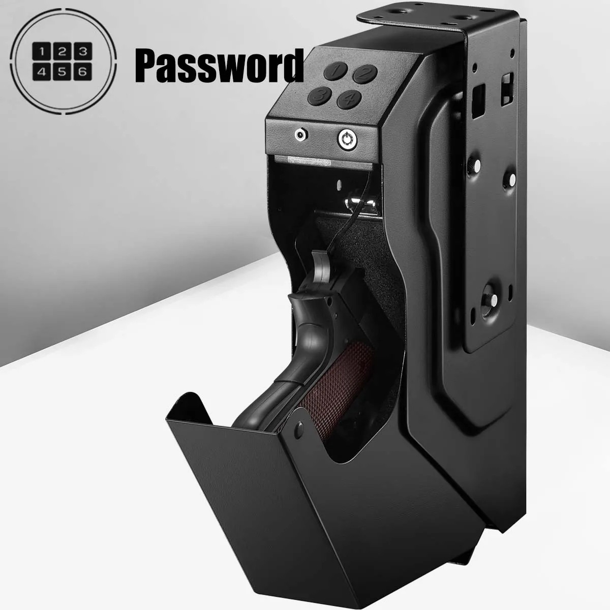 

Hidden Electronic Digital Password Combination Pistol Firearm Weapon Car Home Semi Truck Handgun Safe Vault Box Case Ospon Brand